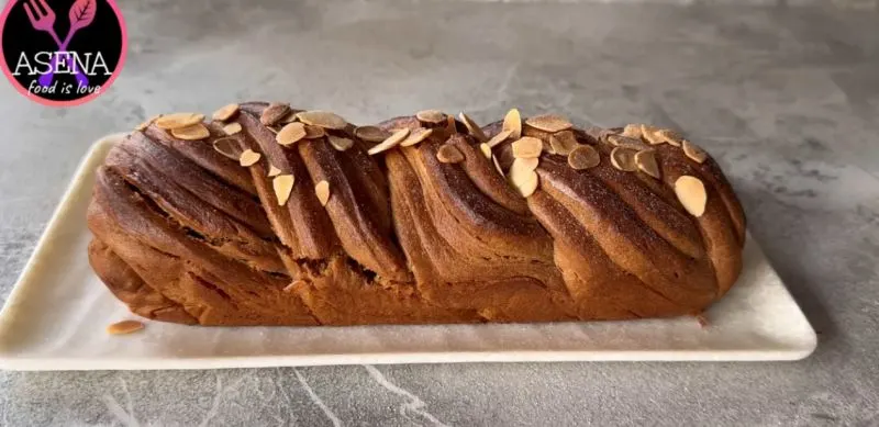 تصویر مرتبط با طرز تهیه نان پوک و لایهای با ارده و شیره انگور برای صبحانه و عصرانه