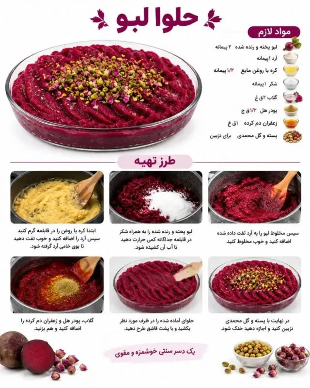 تصویر مرتبط با طرز تهیه ۸ مدل حلوا با طعم‌های متنوع پاییزی