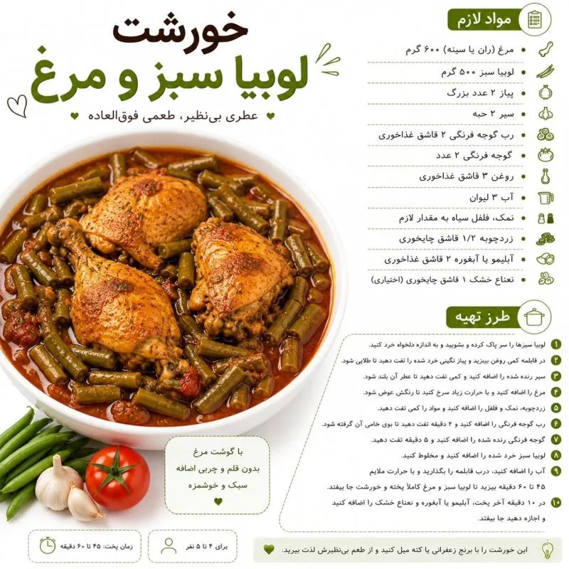 تصویر مرتبط با ۱۵ خورشت خوشمزه و متنوع با مرغ برای تنوع در وعدههای غذایی