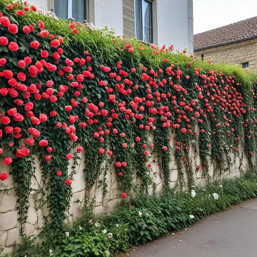 تصویر مرتبط با ۱۵ گل رونده زیبا برای دیوار، تراس و باغچه