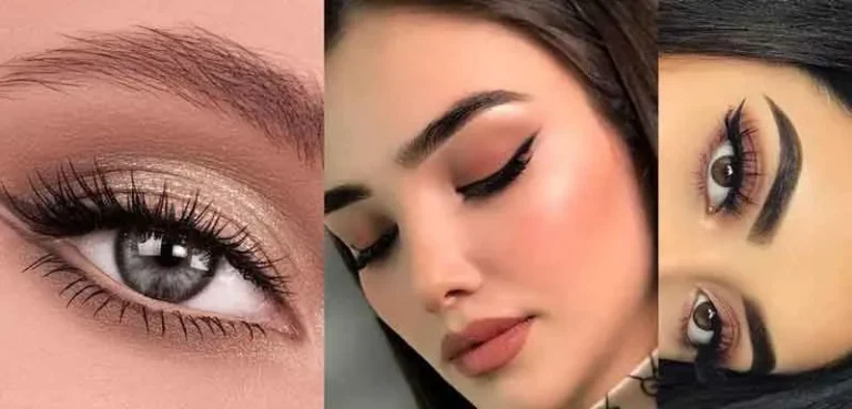 مدل آرایش چشم لایت با ترکیب شاین و مات به سبک اروپایی