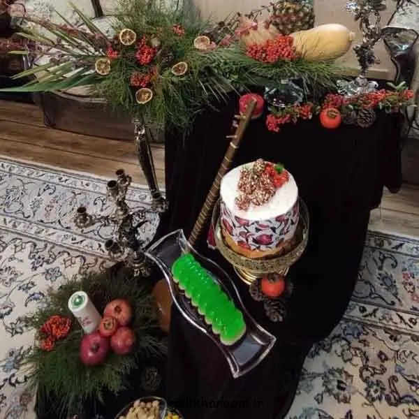 تصویر مرتبط با ایدههای شیک برای چیدمان سفره شب یلدا باکلاس