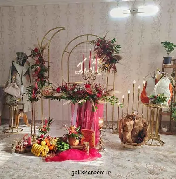 تصویر مرتبط با ایدههای شیک برای چیدمان سفره شب یلدا باکلاس