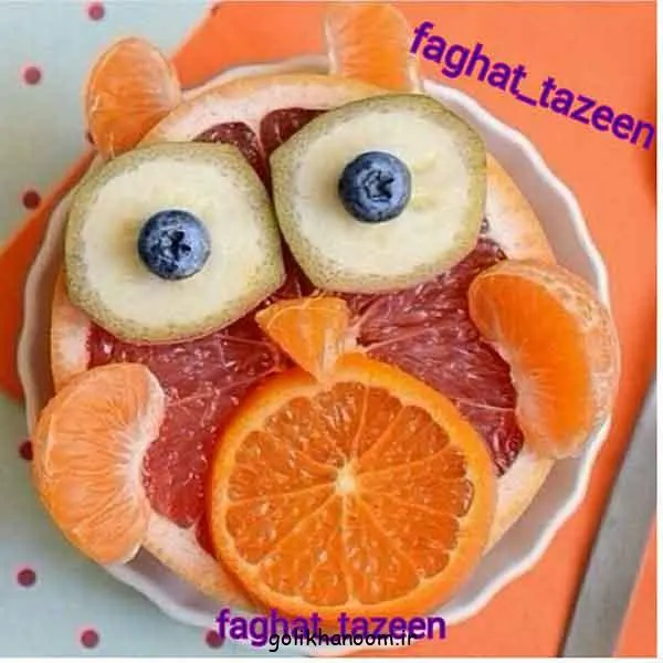 تصویر مرتبط با ایدههای خلاقانه تزیین میوه برای کودکان پیش دبستانی