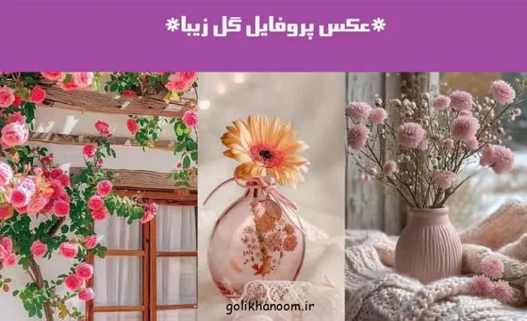 عکس پروفایل گل زیبا؛ عکس پروفایل با گل‌های زیبا و رنگارنگ مناسب استف