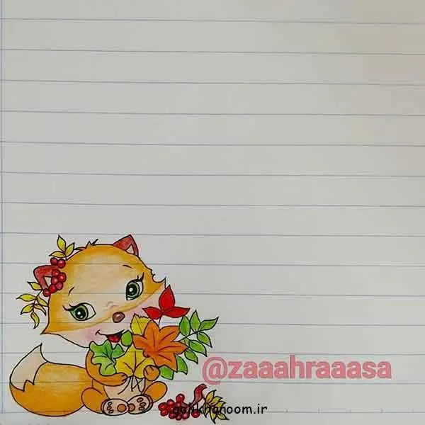 تصویر مرتبط با ۱۵ مدل نقاشی پاییز آسان با مدادرنگی و زیبایی خاص