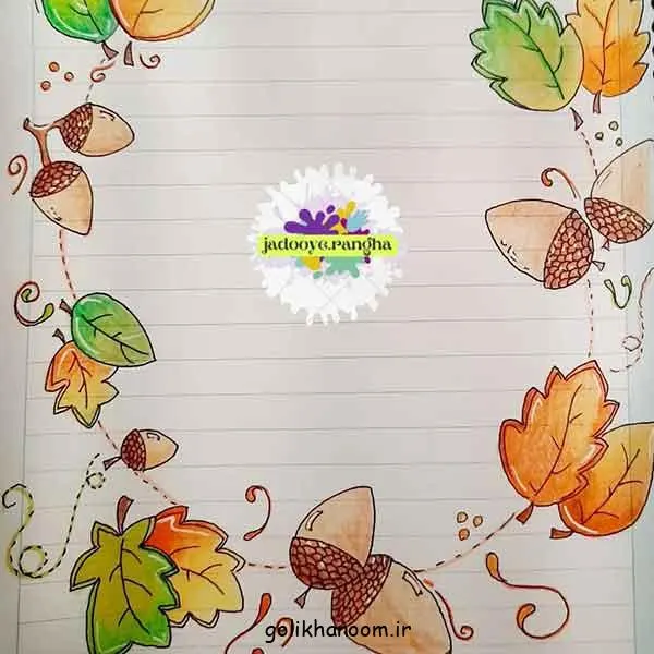 تصویر مرتبط با ۱۵ مدل نقاشی پاییز آسان با مدادرنگی و زیبایی خاص