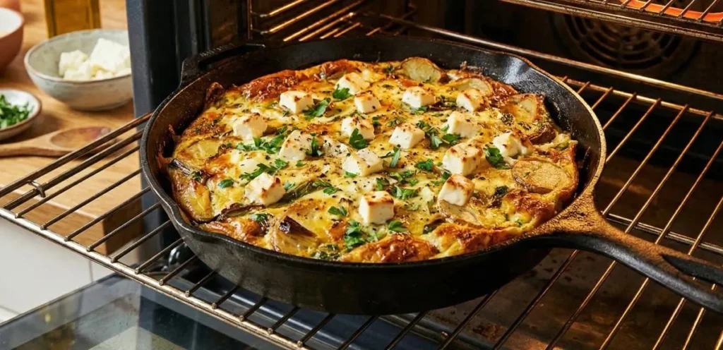 تصویر مرتبط با طرز تهیه کوکوی مرغ و تره فرنگی؛ شام سبک و خوشطعم در خانه