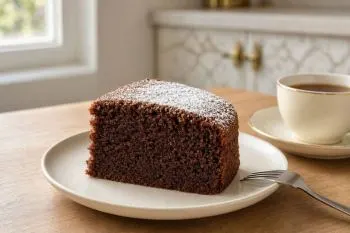 طرز تهیه کیک خیس؛ کیک خیس نرم و خوشمزه تهیه شده با یک تخم مرغ بدون فر و