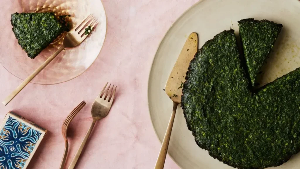 سبزی تازه برای کوکو سبزی