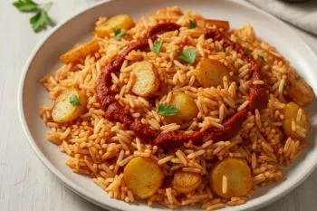 دمپختک گوجه و سیب زمینی به سبک مادربزرگ‌ها؛ یک غذای ساده و نوستالژیک برای روزهای خوشمزه