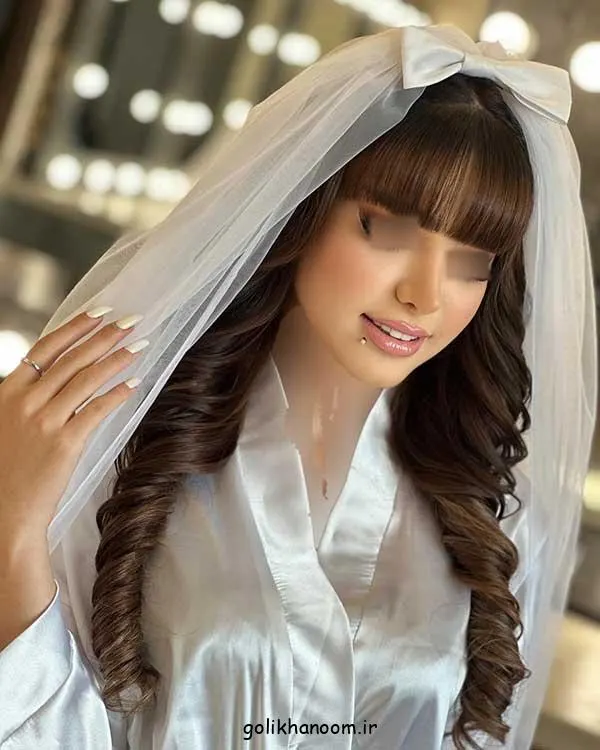 تصویر مرتبط با مدل موی عروس چتری؛ ظرافت و جذابیت در استایل عروسی