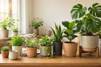 انتخاب گیاه آپارتمانی؛ انواع گیاهان آپارتمانی مناسب سایزهای مختلف گ