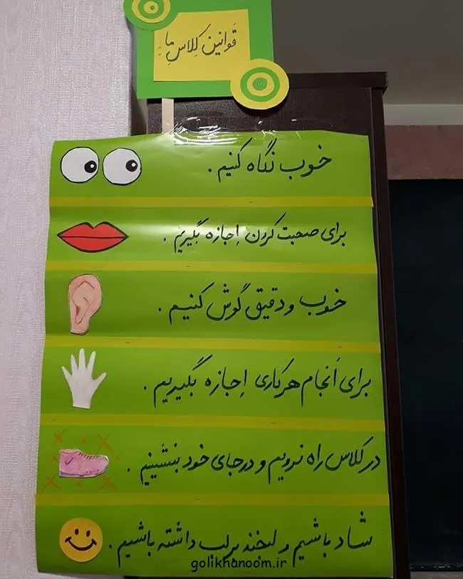 تصویر مرتبط با ۶۰ ایده خلاقانه و مقرون‌به‌صرفه برای تزیین کلاس اول
