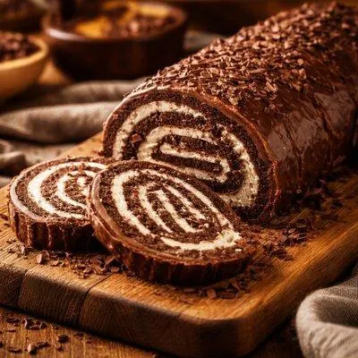 تصویر مرتبط با طرز تهیه رولت بیسکویتی ساده و سریع بدون فر برای عصرانه‌ای متفاوت