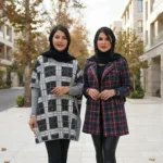 مانتو چهارخونه پاییز ۱۴۰۵؛ مدل‌های متنوع مانتو چهارخونه مناسب فصل پ