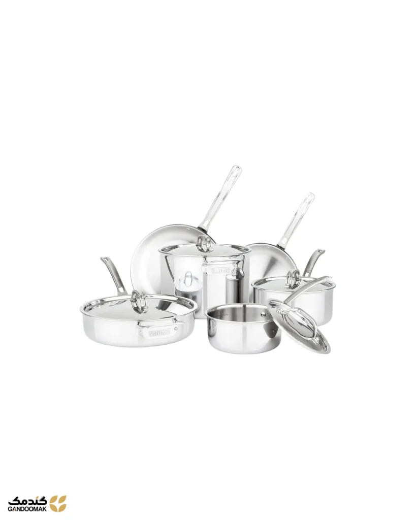 سرویس 10 تکه 3-Ply Stainless Steel