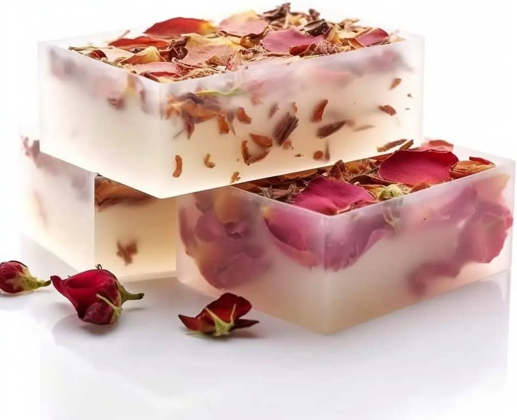 تصویر مرتبط با راهنمای کامل ساخت صابون معطر خانگی با پایه گلیسیرینی