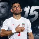 احسان حاجصفی با ۱۵۰ بازی ملی رکورددار فوتبال ایران