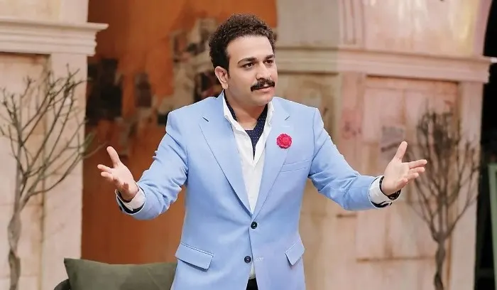 عکس جواد خواجوی در مراسم عروسی با همسرش