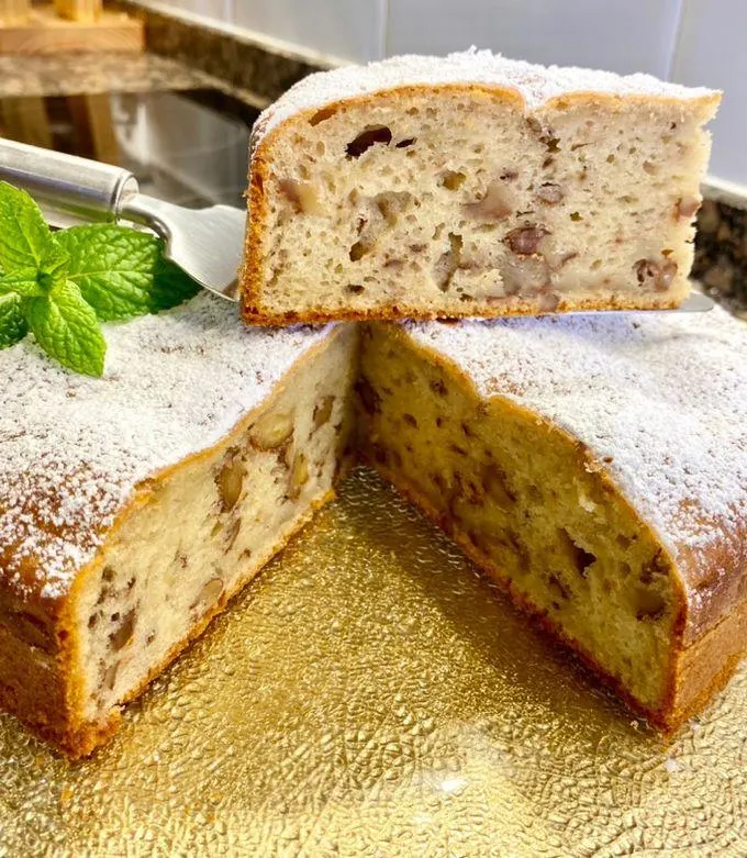 تصویر مرتبط با طرز تهیه کیک پنیر و گردو؛ کیکی نرم و خوشعطر برای صبحانه و پذیرایی
