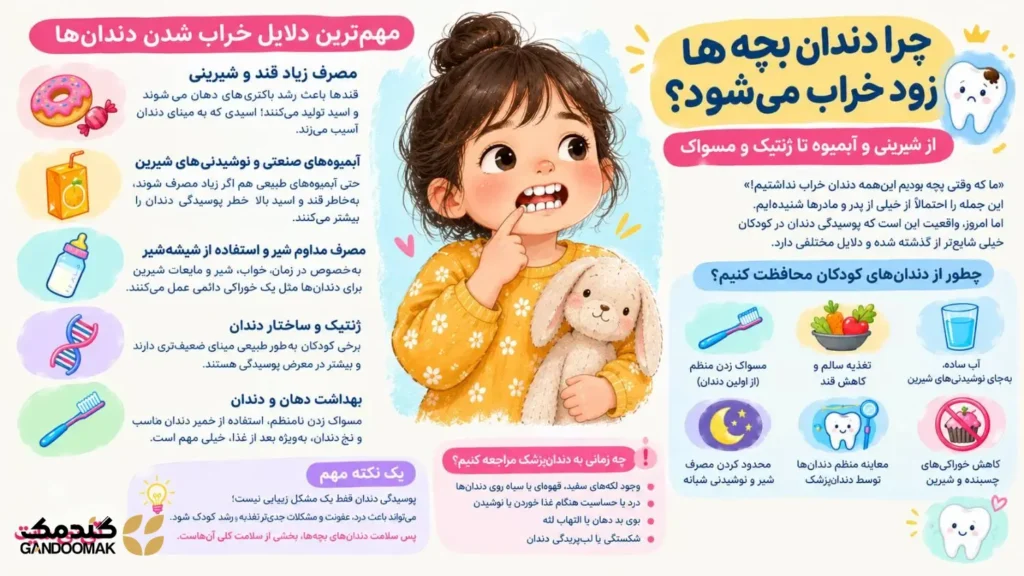 پوسیدگی دندان در کودکان