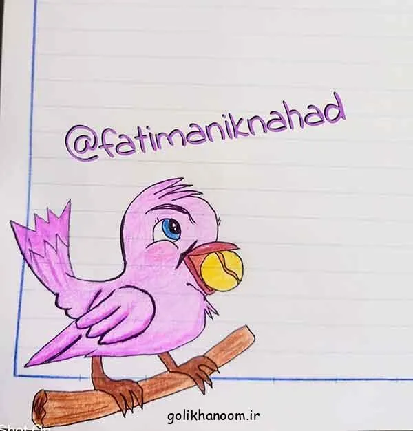 تصویر مرتبط با ایدههای ساده و جذاب نقاشی کوچک برای دفتر مشق