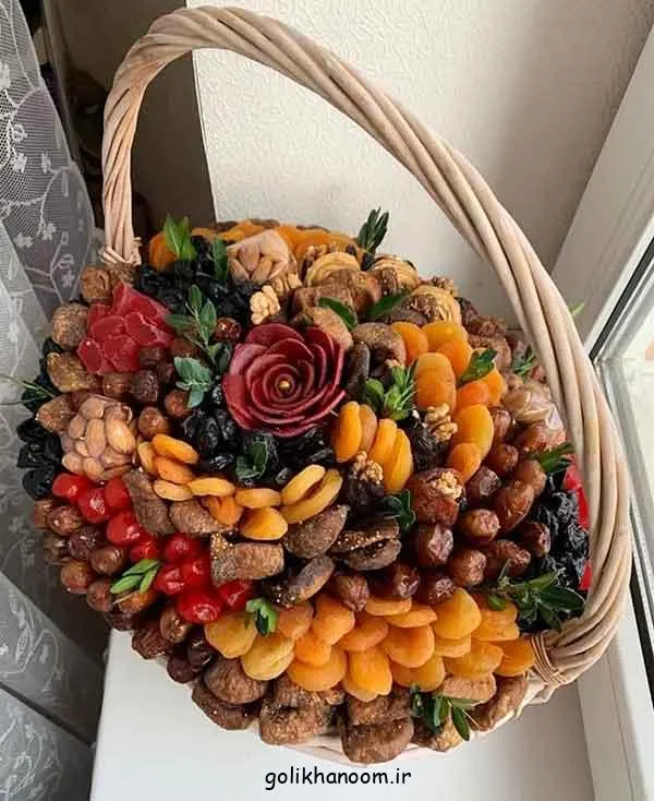 تصویر مرتبط با ایدههای خلاقانه برای تزیین آجیل شب یلدا با طرحهای شیک و متنوع