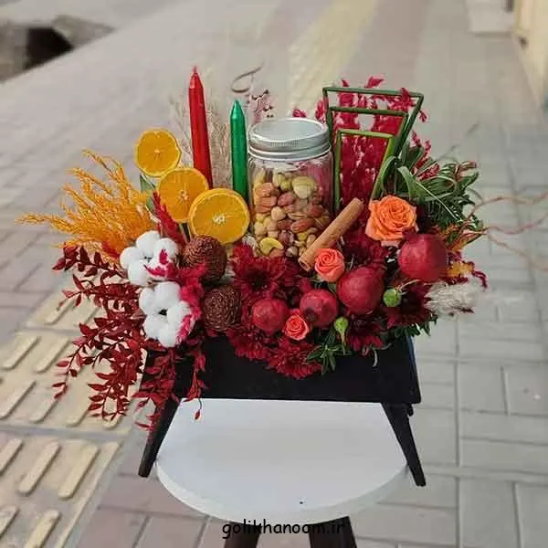 تصویر مرتبط با ایدههای خلاقانه برای تزیین آجیل شب یلدا با طرحهای شیک و متنوع
