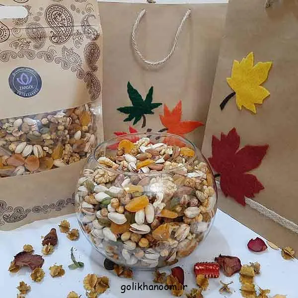 تصویر مرتبط با ایدههای خلاقانه برای تزیین آجیل شب یلدا با طرحهای شیک و متنوع