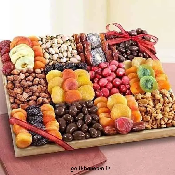 تصویر مرتبط با ایدههای خلاقانه برای تزیین آجیل شب یلدا با طرحهای شیک و متنوع