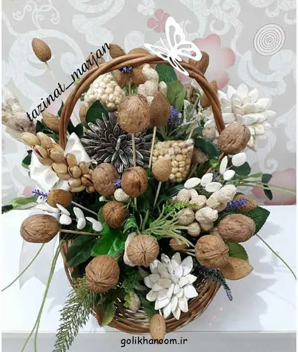 تصویر مرتبط با ایدههای خلاقانه برای تزیین آجیل شب یلدا با طرحهای شیک و متنوع