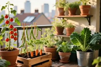 گلدان مناسب برای کاشت سبزیجات؛ گلدان مستطیلی برای کاشت اسفناج و جعفر