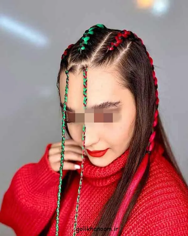 تصویر مدل بافت مو جدید یلدایی با استایل خاص و جذاب