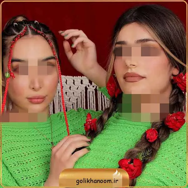 تصویر مدل بافت مو جدید یلدایی با استایل خاص و جذاب