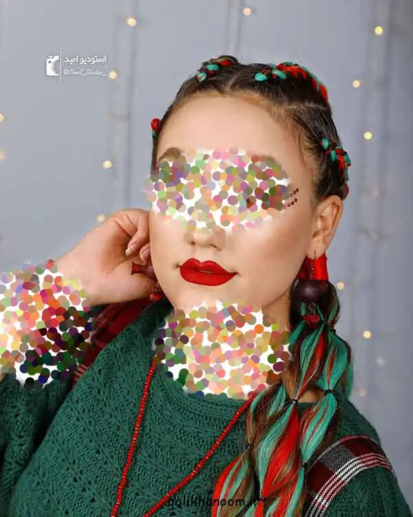 تصویر مدل بافت مو جدید یلدایی با استایل خاص و جذاب