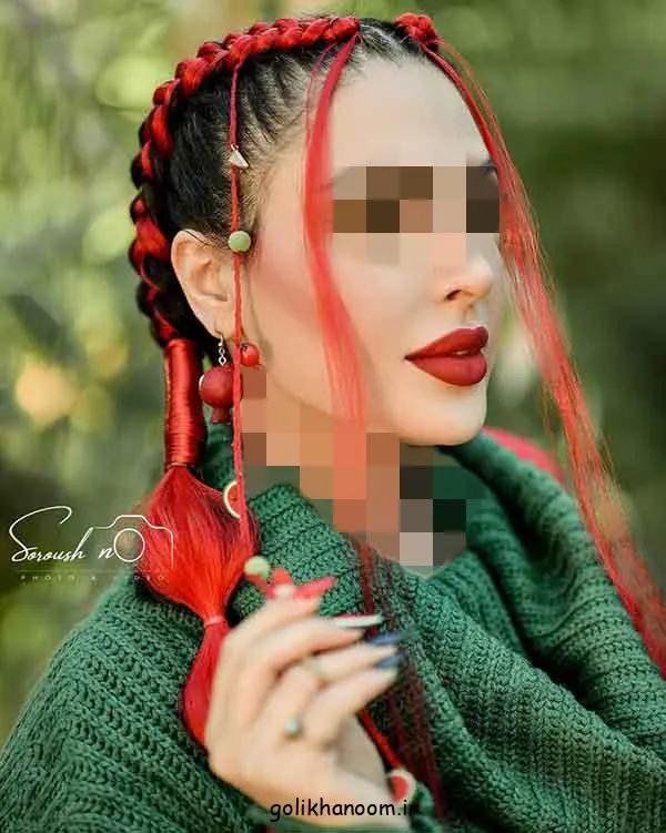 تصویر مدل بافت مو جدید یلدایی با استایل خاص و جذاب