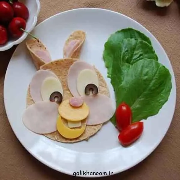 تصویر مرتبط با ۲۰ ایده خلاقانه و جذاب برای تزیین غذا در مدرسه