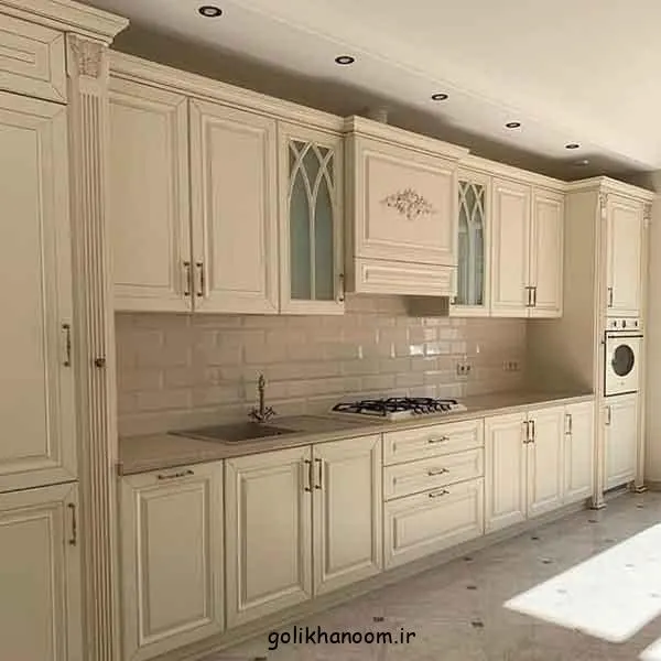 تصویر مرتبط با مدل‌های جدید کابینت آشپزخانه با طراحی و رنگ‌های ترند