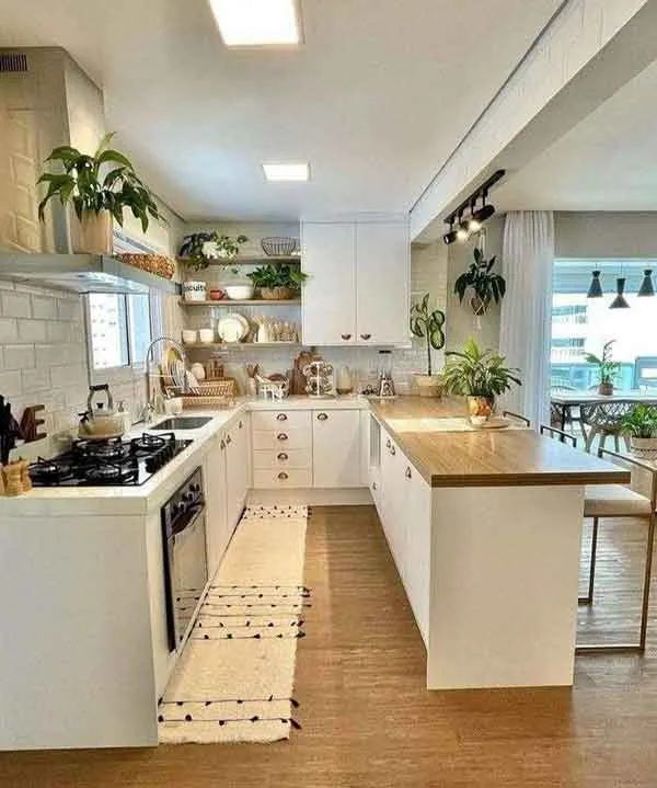 تصویر مرتبط با ۵۵ مدل کابینت جدید و کاربردی برای آشپزخانه کوچک با طراحی بهینه