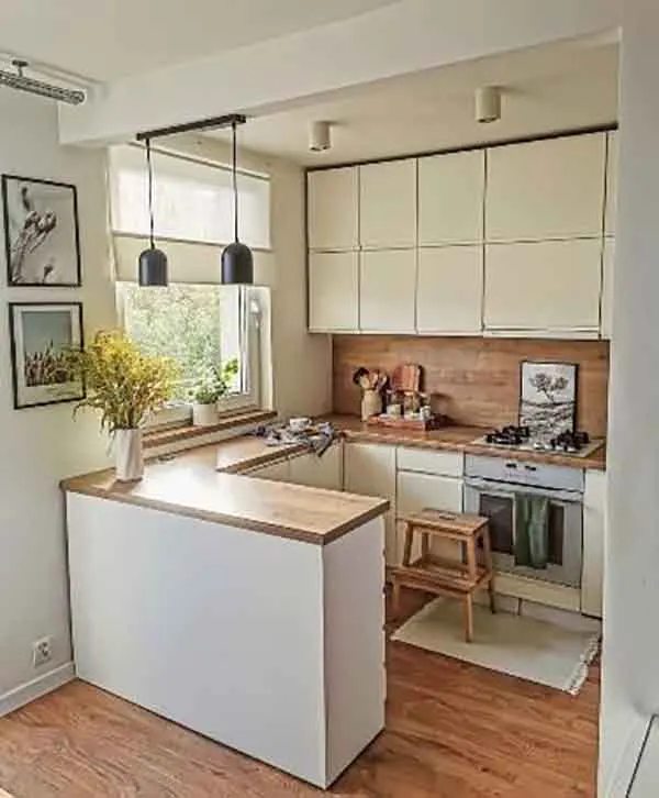 تصویر مرتبط با ۵۵ مدل کابینت جدید و کاربردی برای آشپزخانه کوچک با طراحی بهینه