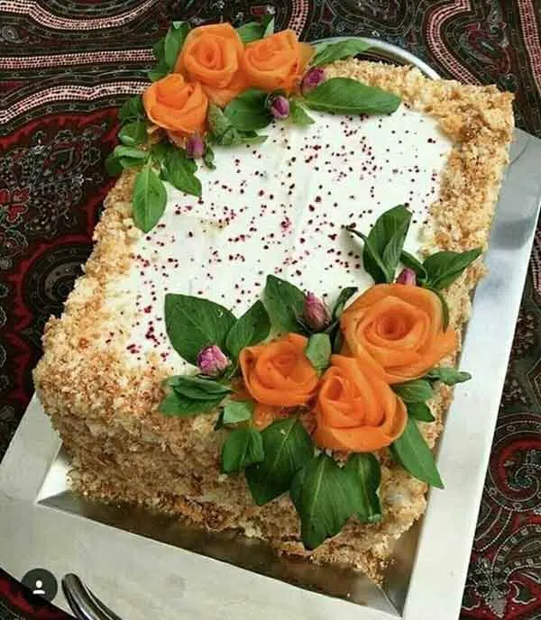 تصویر مرتبط با ایده‌های متنوع و ساده برای تزیین سالاد الویه در مدرسه