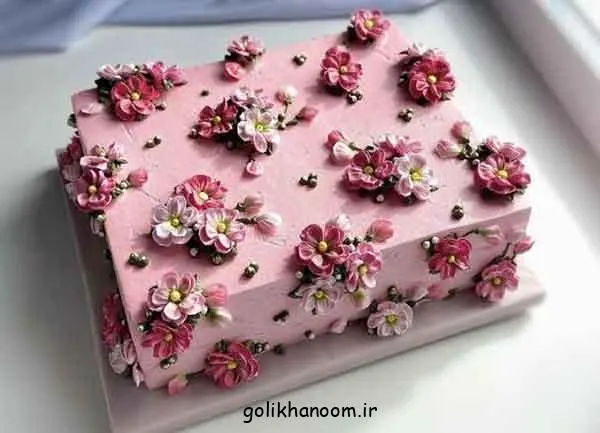 تصویر مرتبط با ایدههای جذاب برای تزیین کیک مستطیلی با روکشهای متنوع