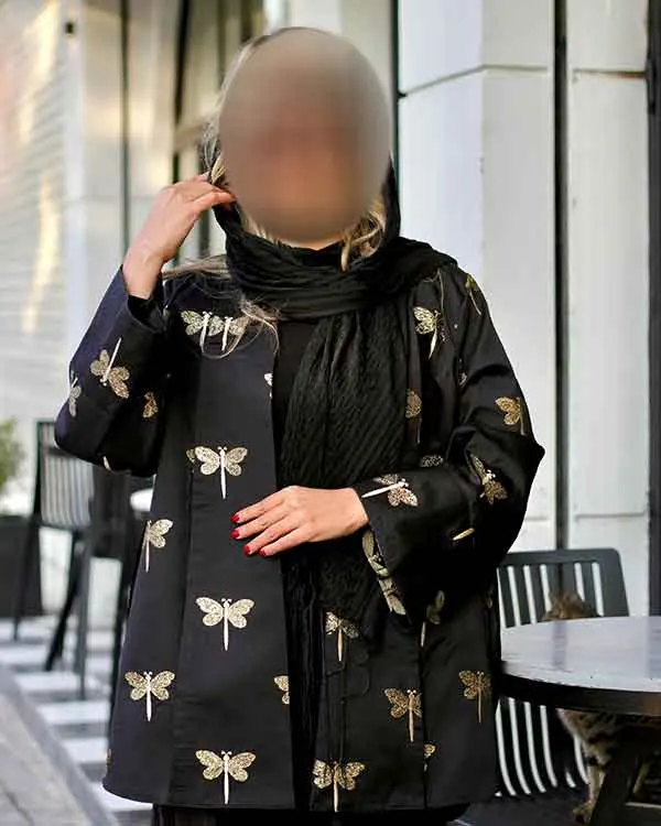 تصویر مرتبط با مدل‌های متنوع و شیک آستین مانتو ژاکارد برای دوخت مانتو عید