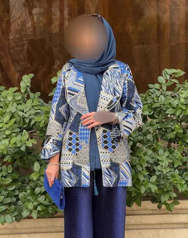 تصویر مرتبط با مدل‌های متنوع و شیک آستین مانتو ژاکارد برای دوخت مانتو عید
