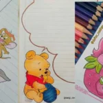 نقاشی برای زیر دفتر املا؛ نمونه نقاشی‌های متنوع برای زیر دفتر املا د