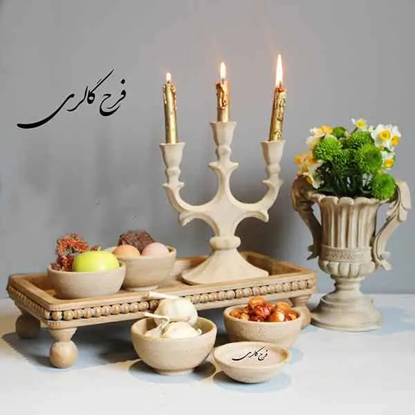 تصویر مرتبط با ایدههای خلاقانه برای مدل سفره هفت سین خاص و زیبا