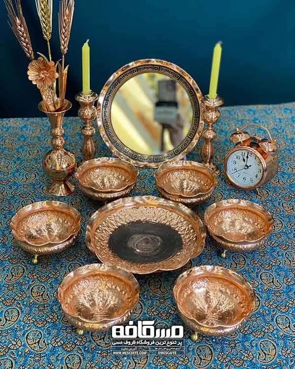 تصویر مرتبط با ایدههای نوین و جذاب برای چیدمان سفره هفت سین