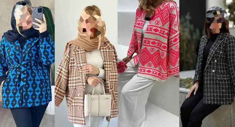 متنوع و شیک پالتو پاییزه؛ تصویر مدل‌های متنوع پالتو پاییزه زنانه با
