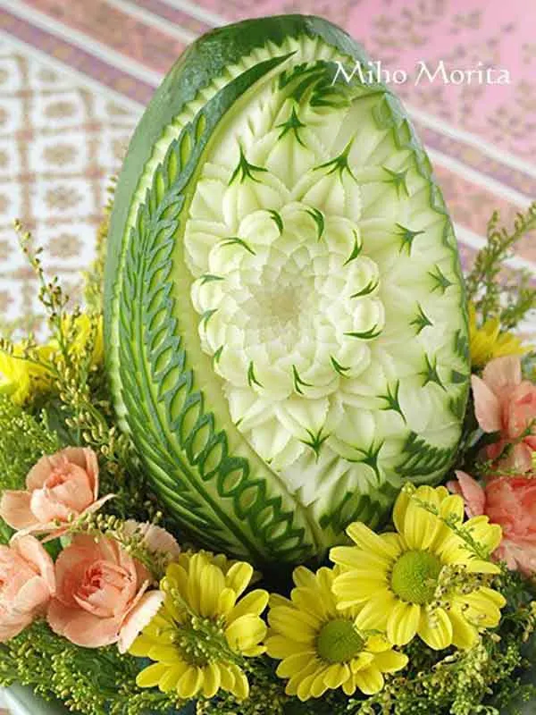 تصویر مرتبط با ایدههای جذاب و جدید تزیین هندوانه برای شب یلدا